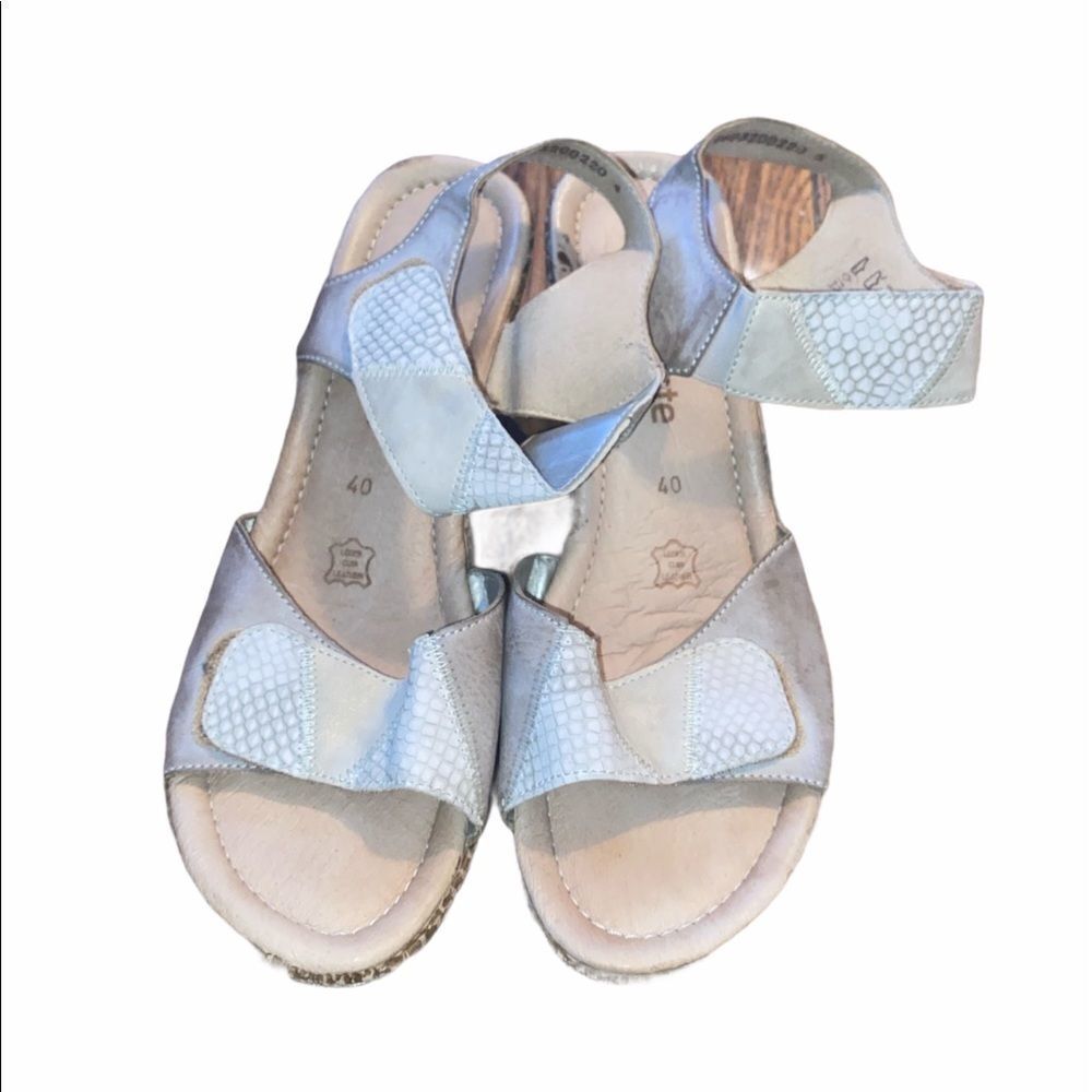 Remonte Cream Leather Heels Size 40